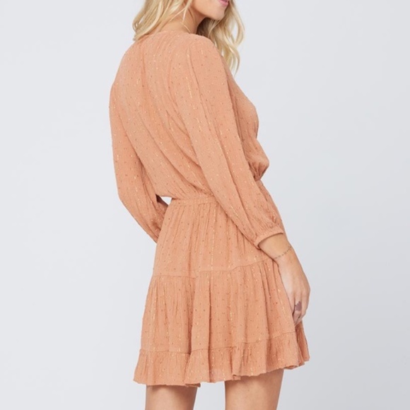 LSPACE Stay Golden Dress (size L) NWT - Picture 4 of 8